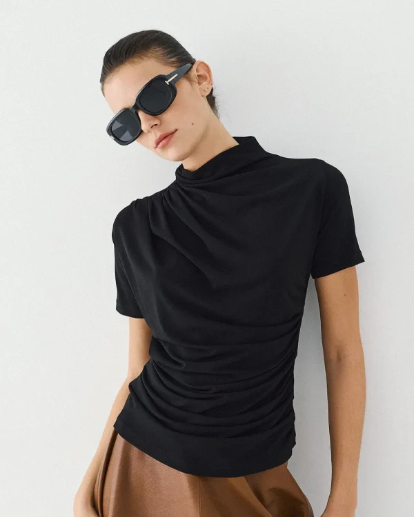 Blouse with ruching - Access Fashion