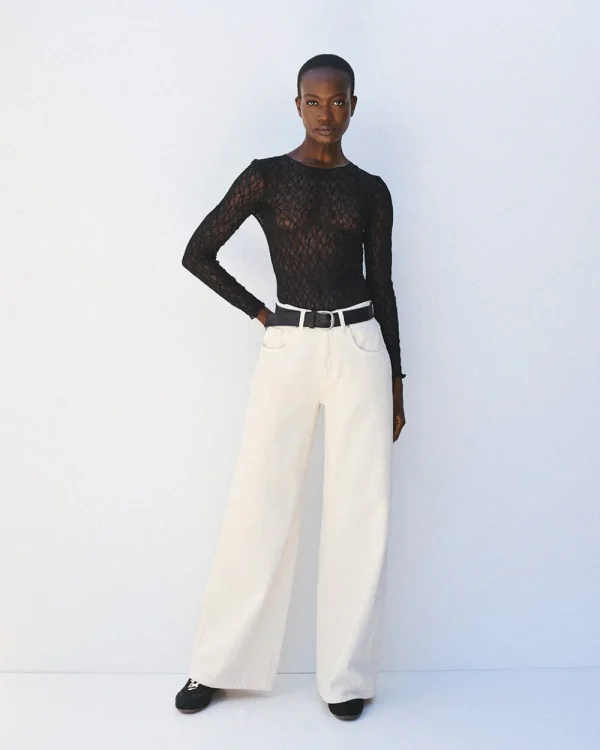 Alternative view of Long-sleeved lace blouse - Access Fashion