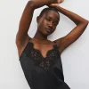 Lingerie-style satin top
- Access Fashion