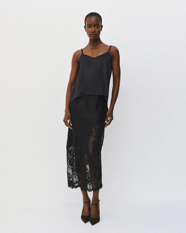 Alternative view of Lingerie-style satin top
- Access Fashion