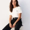 T-shirt with an embroidered monogram - Access Fashion