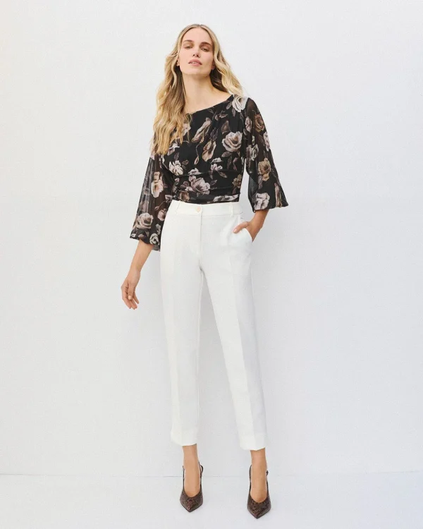 Alternative view of Long-sleeve floral bodysuit - Access Fashion