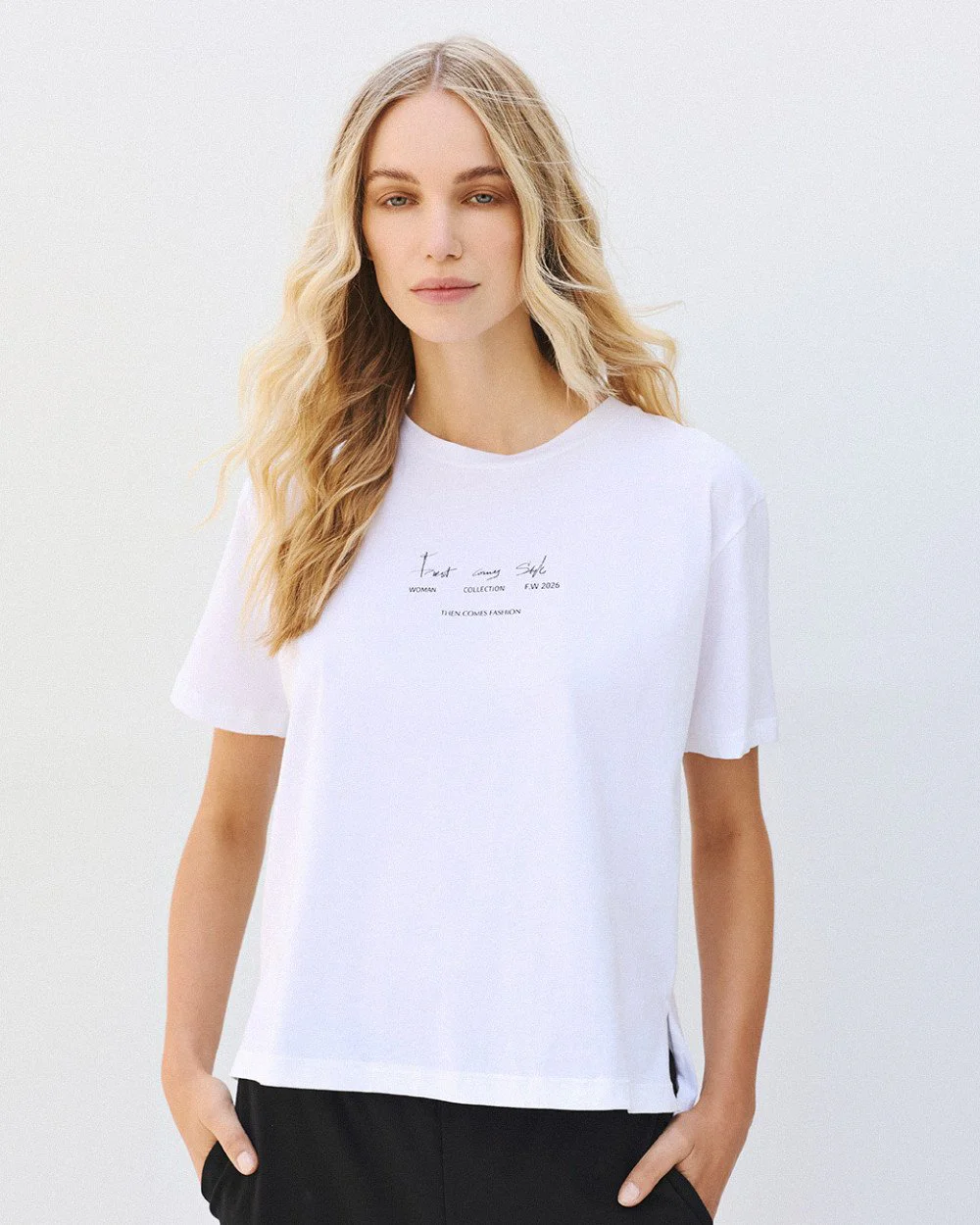 Brouska - W26-2226 T-shirt with print - Access Fashion