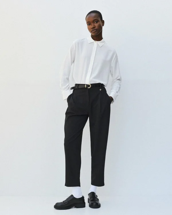 Alternative view of Croc-effect faux leather belt - Access Fashion