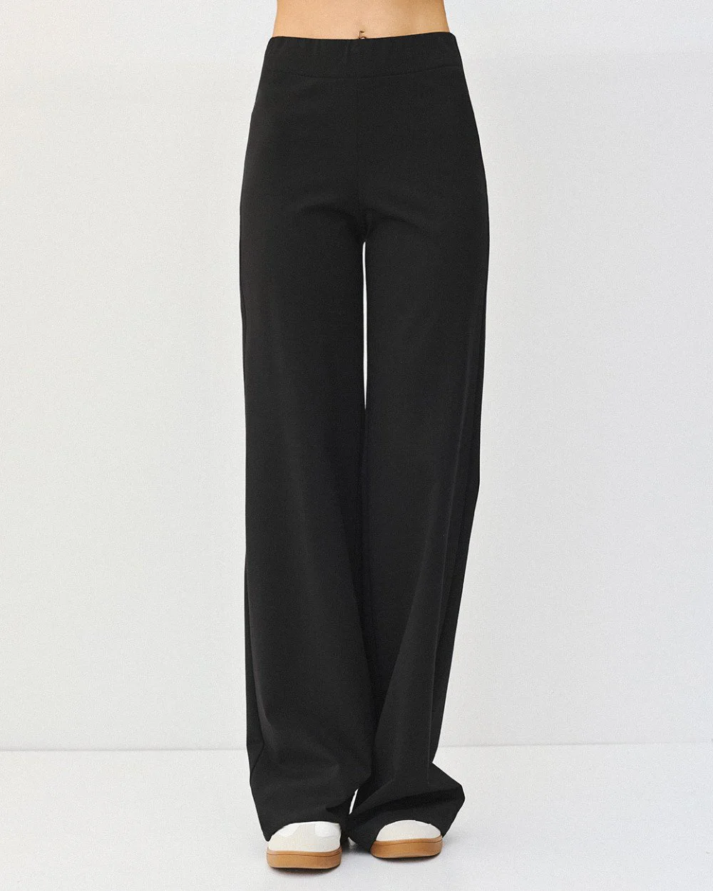 Brouska - W26-5065 Wide-leg pants with elastic waistband - Access Fashion - Image 2