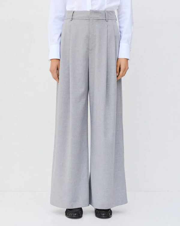 Alternative view of High-waisted pants with pleats - Access Fashion