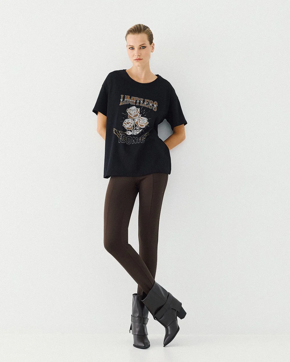 Brouska - W26-5094 Stirrup leggings - Access Fashion - Image 4