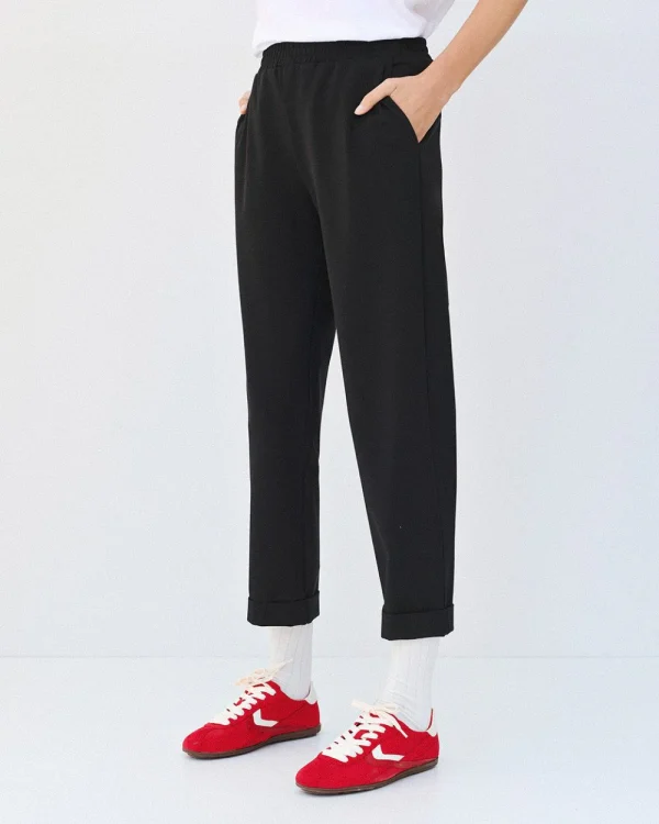 Alternative view of Pants with elastic waistband and cuffs - Access Fashion