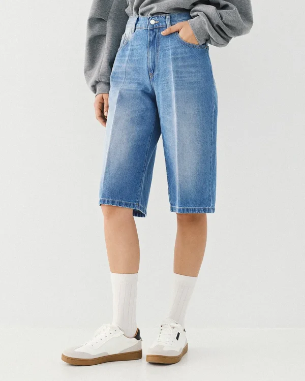 Alternative view of Denim bermuda shorts - Access Fashion