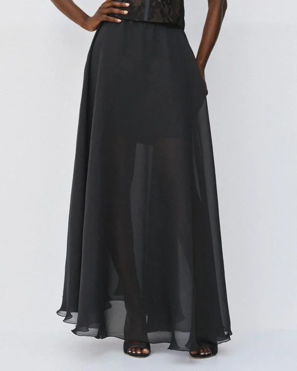 Alternative view of Maxi sheer skirt - Access Fashion