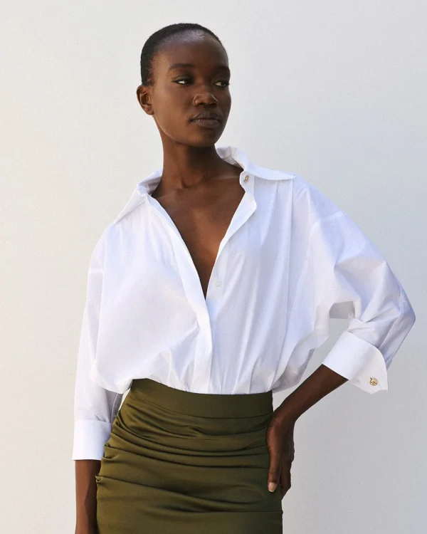 Alternative view of Shirt bodysuit with metallic buttons - Access Fashion