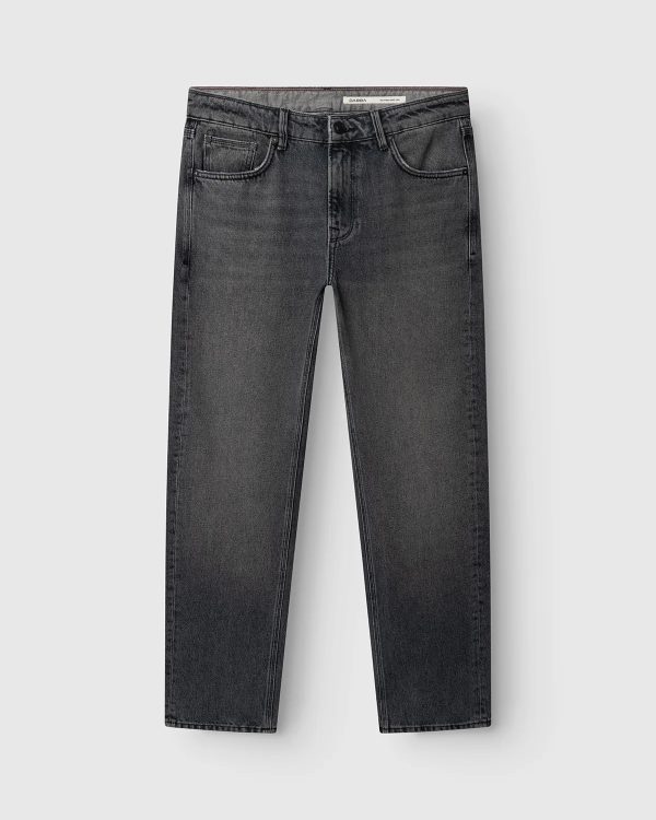 Grey straight-leg jeans - Gabba