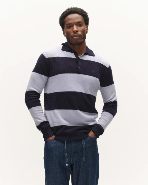 Alternative view of Stripe polo sweatshirt - Gabba