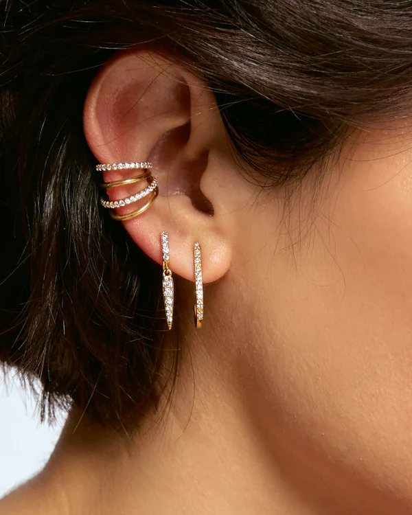 Alternative view of Long Delhi earrings - Mya Bay