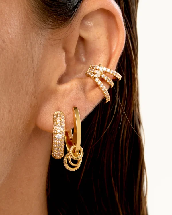 Alternative view of Champagne earrings - Mya Bay