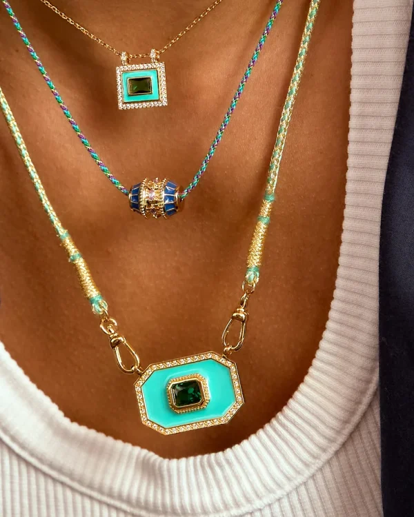 Alternative view of Yucatan necklace - Mya Bay