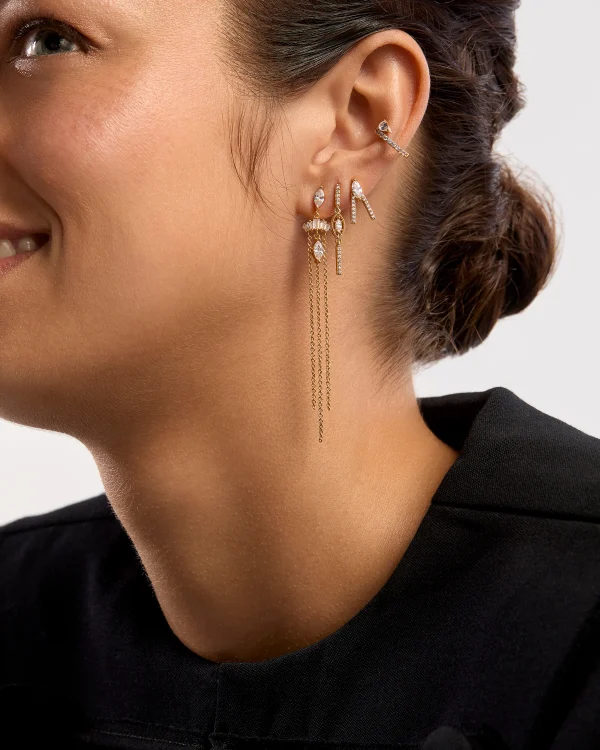 Alternative view of Precious Delhi - earcuff - Mya Bay